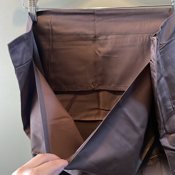 (2) President Choice Pillow Case Matching Chocolate Brown 100% Cotton Decorative - Picture 7 of 9